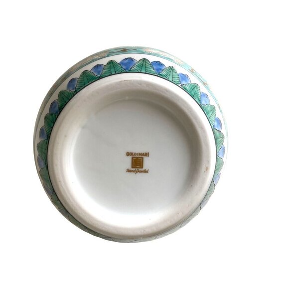 Vintage Imari Japanese Hand‎ Painted Fine Porcelain Vase Circa 1960s - Picture 5 of 10